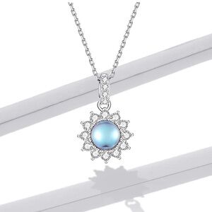 Sterling Silver Sun Necklace